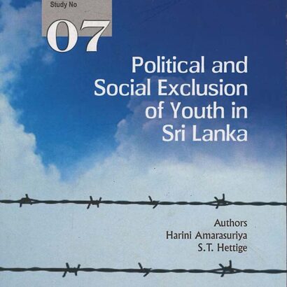 Political and Social Exclusion of Youth in Sri Lanka